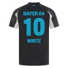 Maillot de Supporter Bayer 04 Leverkusen Florian Wirtz 10 Troisième 2024-25 Pour Enfant